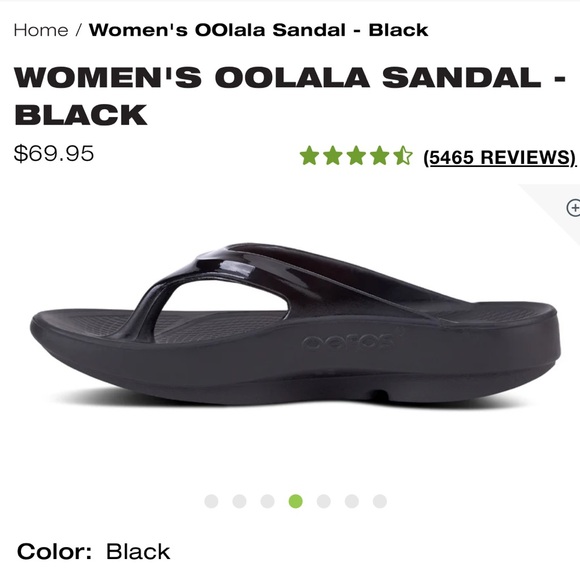 🌟Oofos Oolala Sandal🌟 - Picture 6 of 11